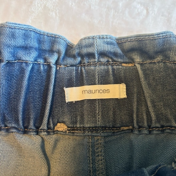 Maurice’s denim jean shorts with elastic waist size XS - Picture 3 of 7